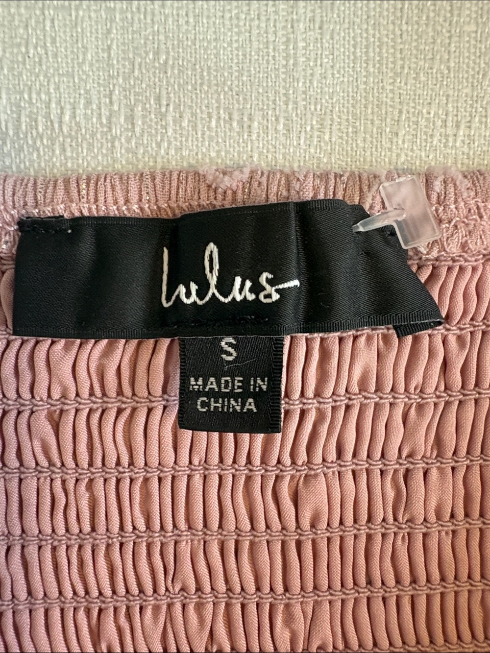 LULUS Loveliest Looks Blush Pink Floral Jacquard Tie-Strap Midi Dress Size S - Picture 11 of 13